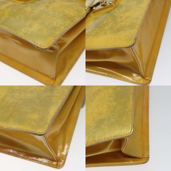 LOUIS VUITTON Monogram Vernis Spring Street Hand Bag Gris M91029 - Picture 10 of 12